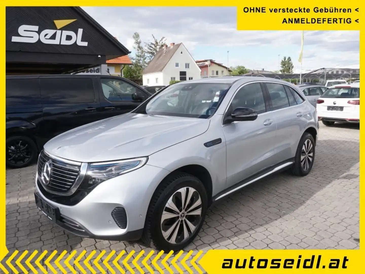 Mercedes-Benz EQC 400 4MATIC *LED+NAVI+19"ALU* Silber - 1