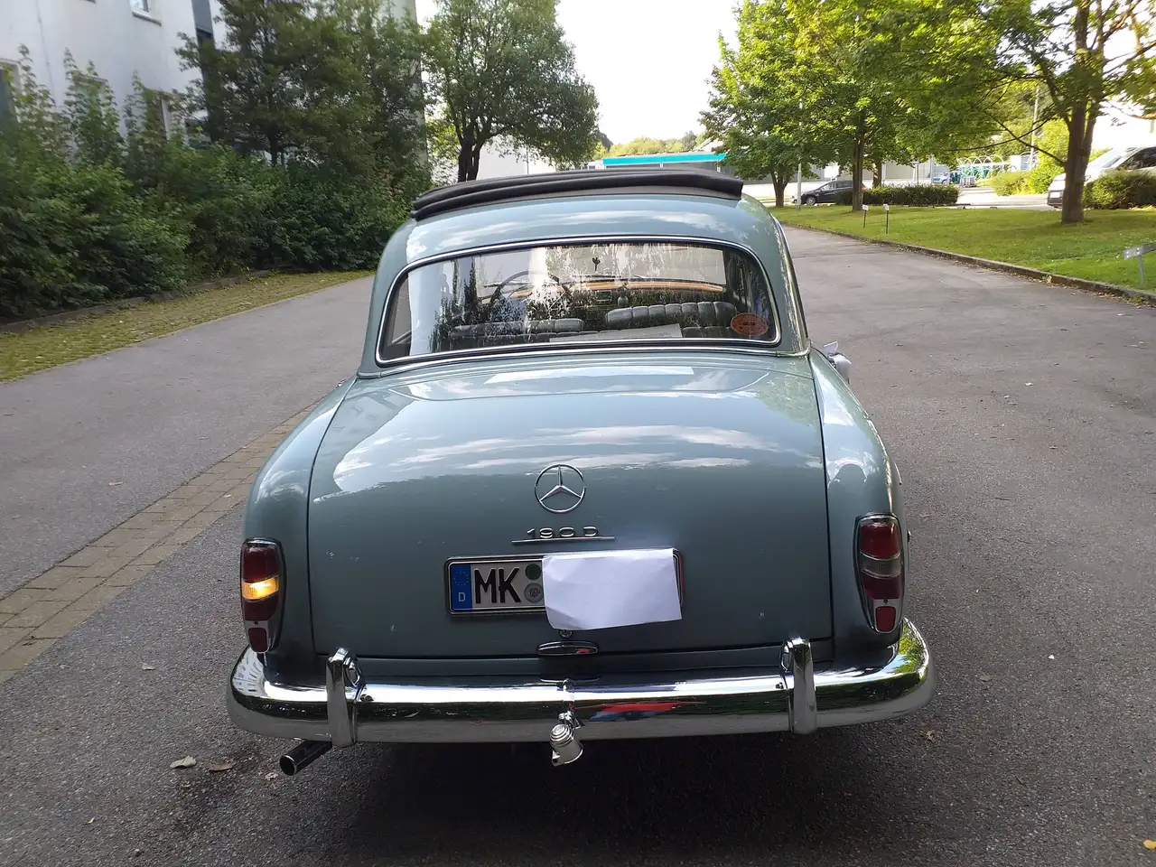 Mercedes-Benz 190 D mit seltenem Original Webasto Faltdach, foto 12