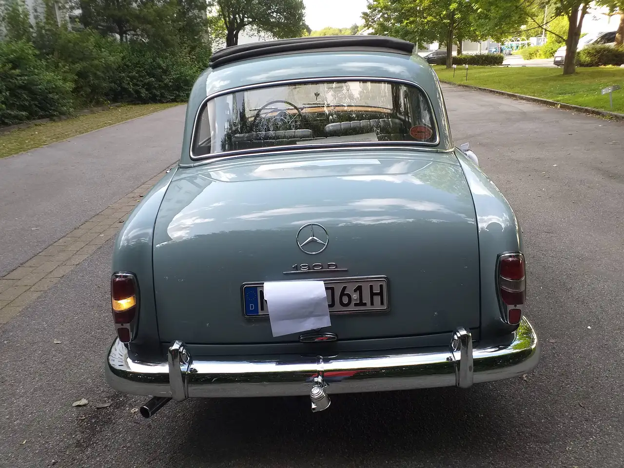 Mercedes-Benz 190 D mit seltenem Original Webasto Faltdach, foto 10