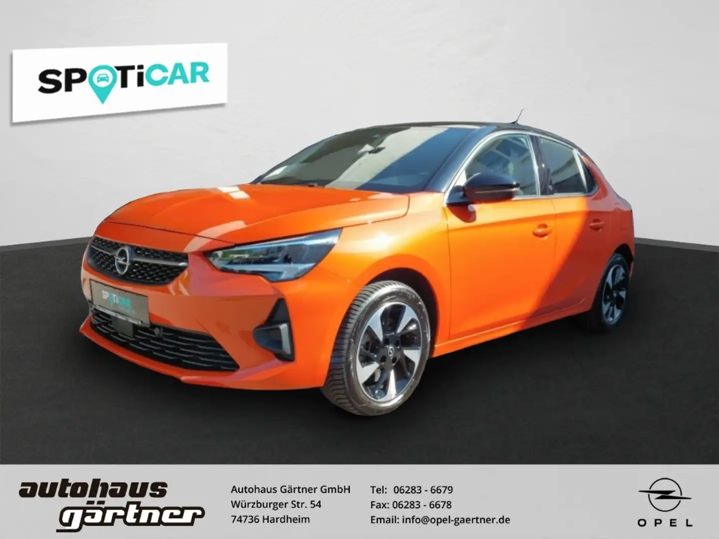 Opel Corsa-e Corsa F e GS Line NAVI+KLIMA+ALU+ Orange - 1