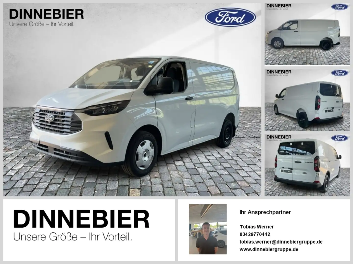 Ford Transit Custom 280 L1 H1 Kasten Trend 100 kW Weiß - 1