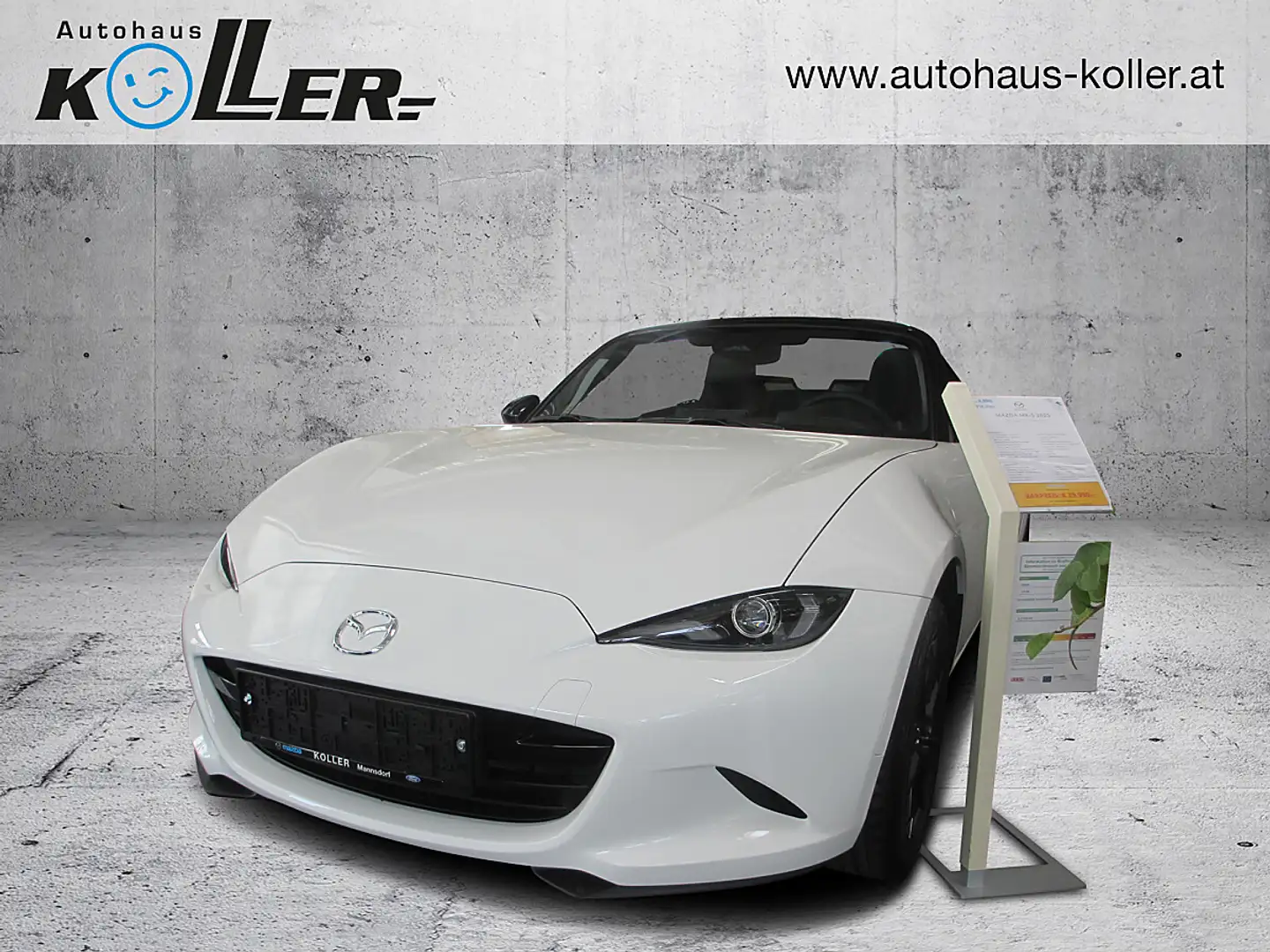 Mazda MX-5 / G132/Prime Line / Soft Top Weiß - 1