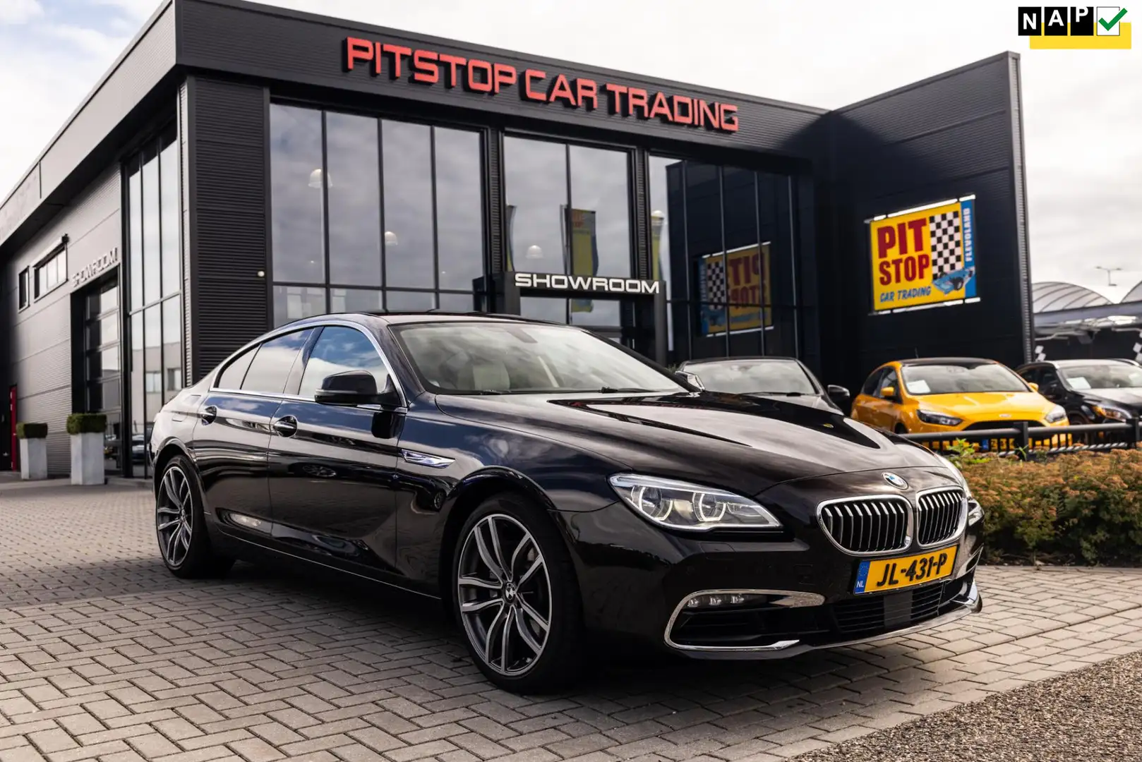 BMW 640 6-serie Gran Coupé 640i High Executive, NL Auto, M Zwart - 1