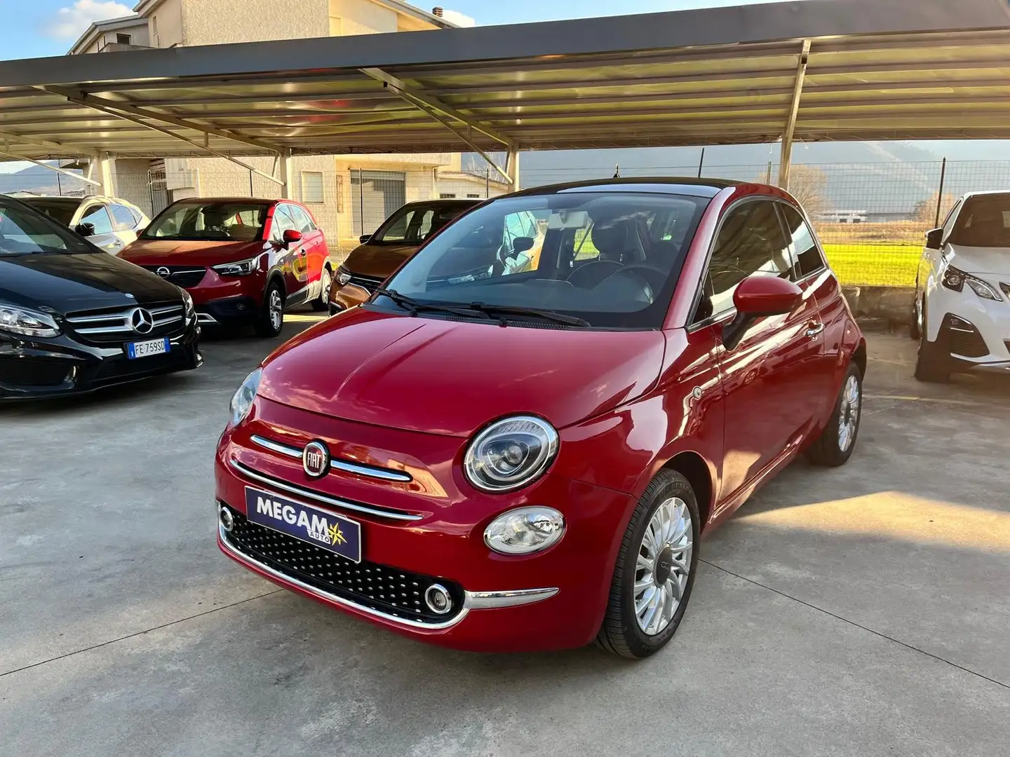Fiat 500 500 1.3 mjt Lounge 95cv Rosso - 1