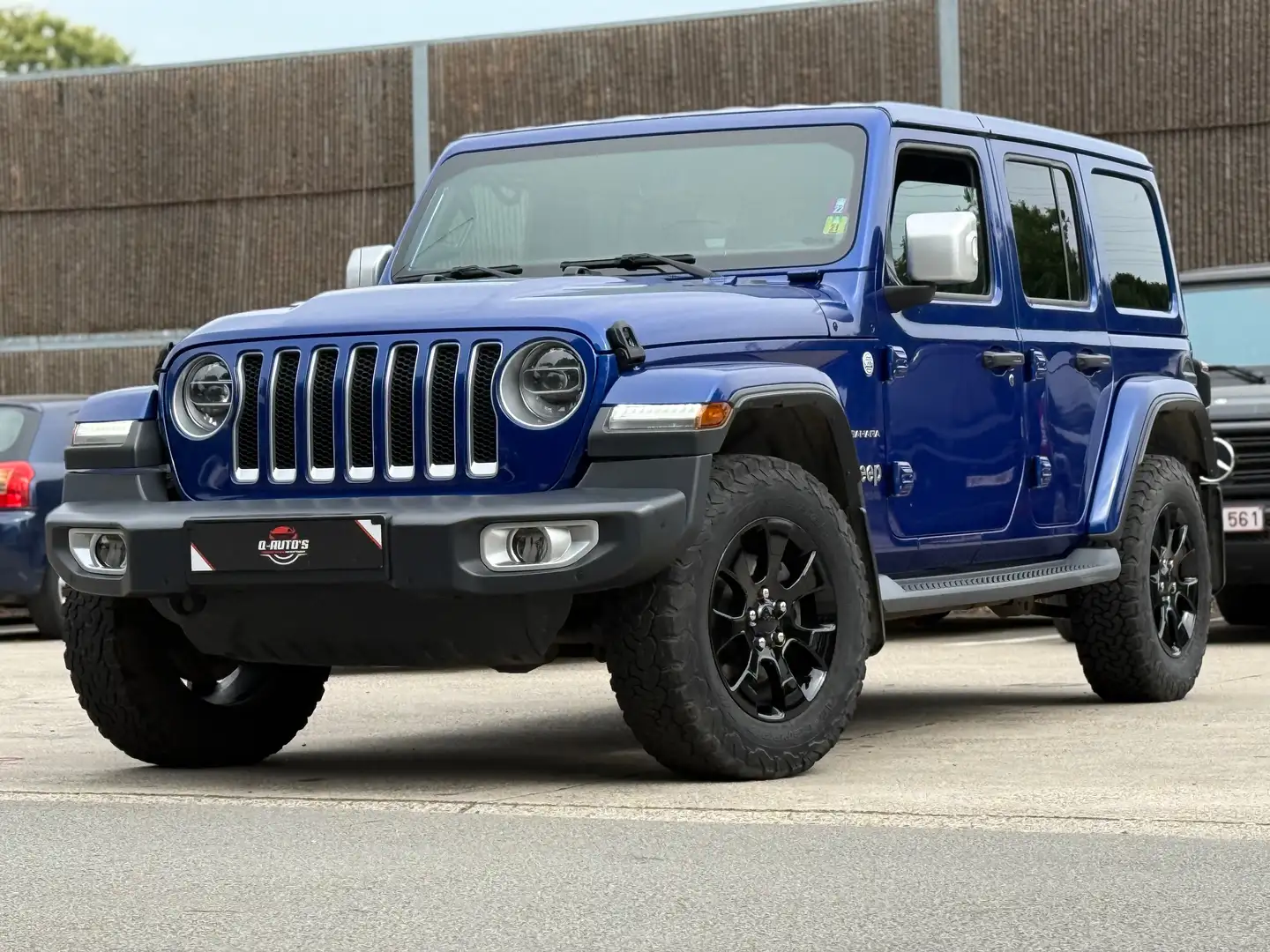 Jeep Wrangler 2.2 MultiJet II Sahara Cabriolet-Led-Gps-Navi-Full Mavi - 1