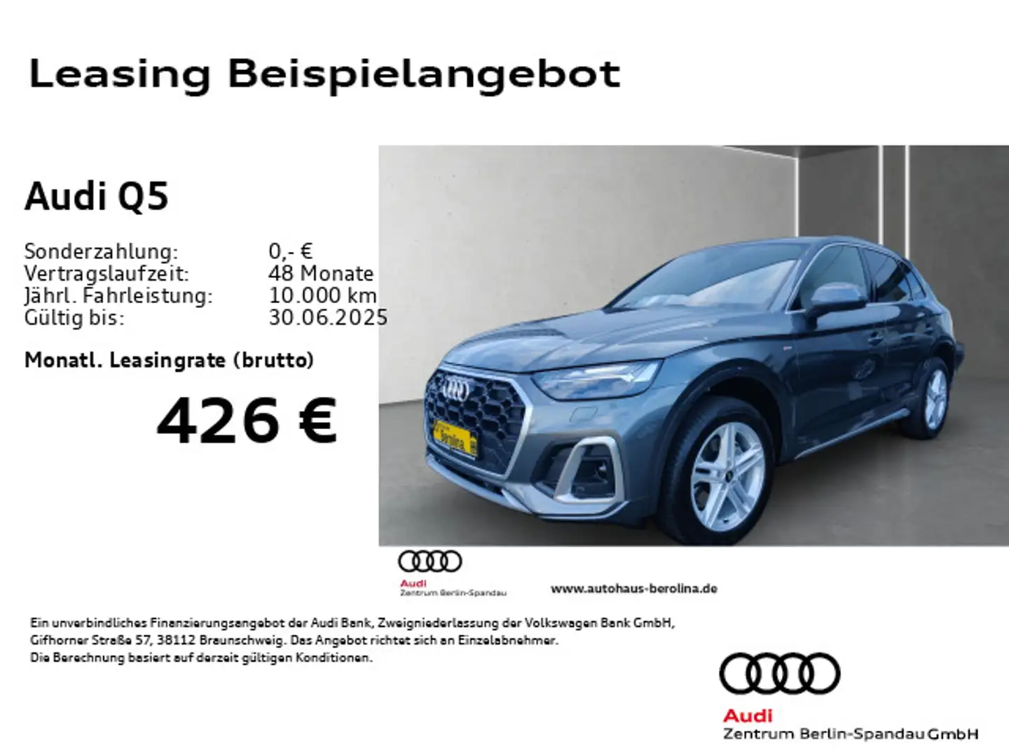 Audi Q5 40 TFSI qu. S line S tronic *MATRIX*AHK*TOUR* Grey - 1