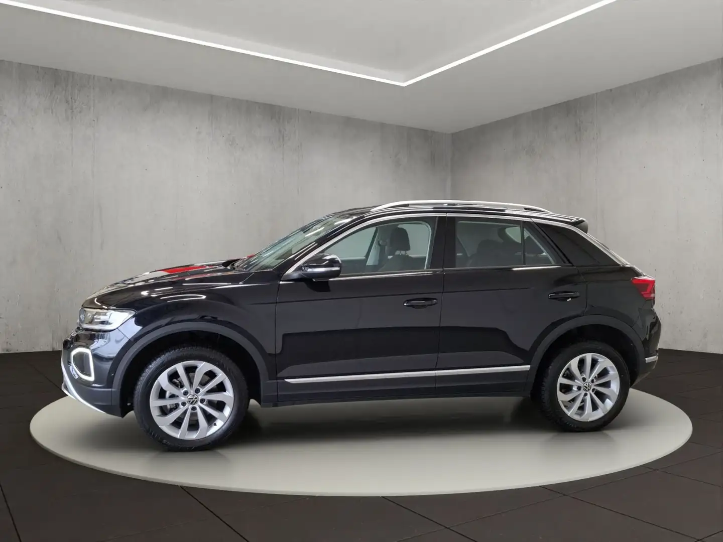 Volkswagen T-Roc Style 1.5 l TSI OPF 110 kW (150 PS ) 7-Gan Schwarz - 2