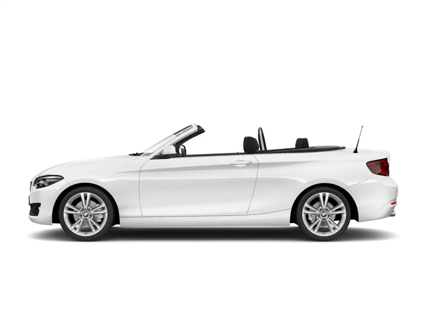 BMW 220 i Cabrio Aut. SHZG+LKRDHZG+NAVI+DAB+LED+TEMPOMAT+K Weiß - 2