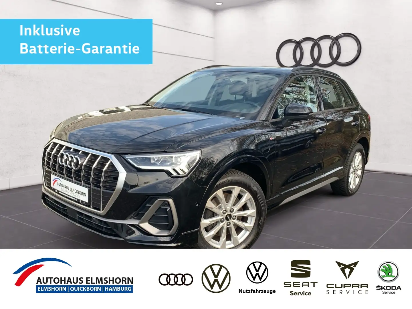 Audi Q3 45 TFSIe S line S tronic PANO NAVI KAMERA Schwarz - 1