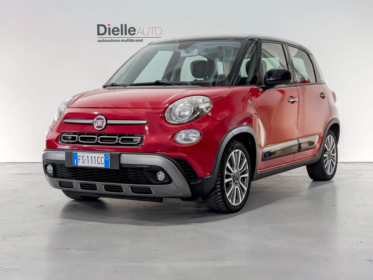 Fiat 500L 1.4 95 CV Cross + GPL A.M. Bicolore Tetto Nero Kırmızı - 1