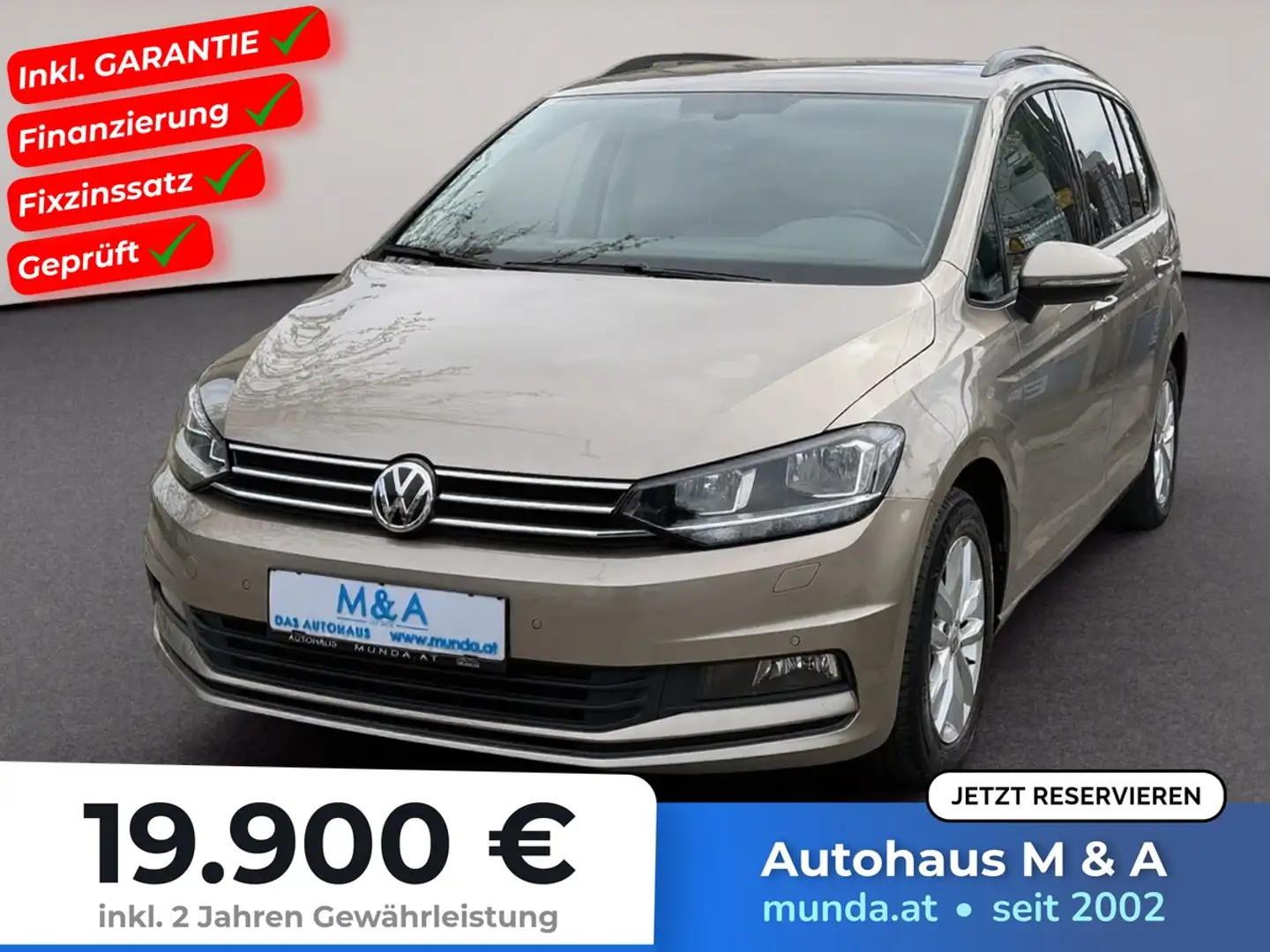 Volkswagen Touran 2.0 TDI Comfortline*ERSTBESITZ 7-Sitzer*Garantie Grau - 1