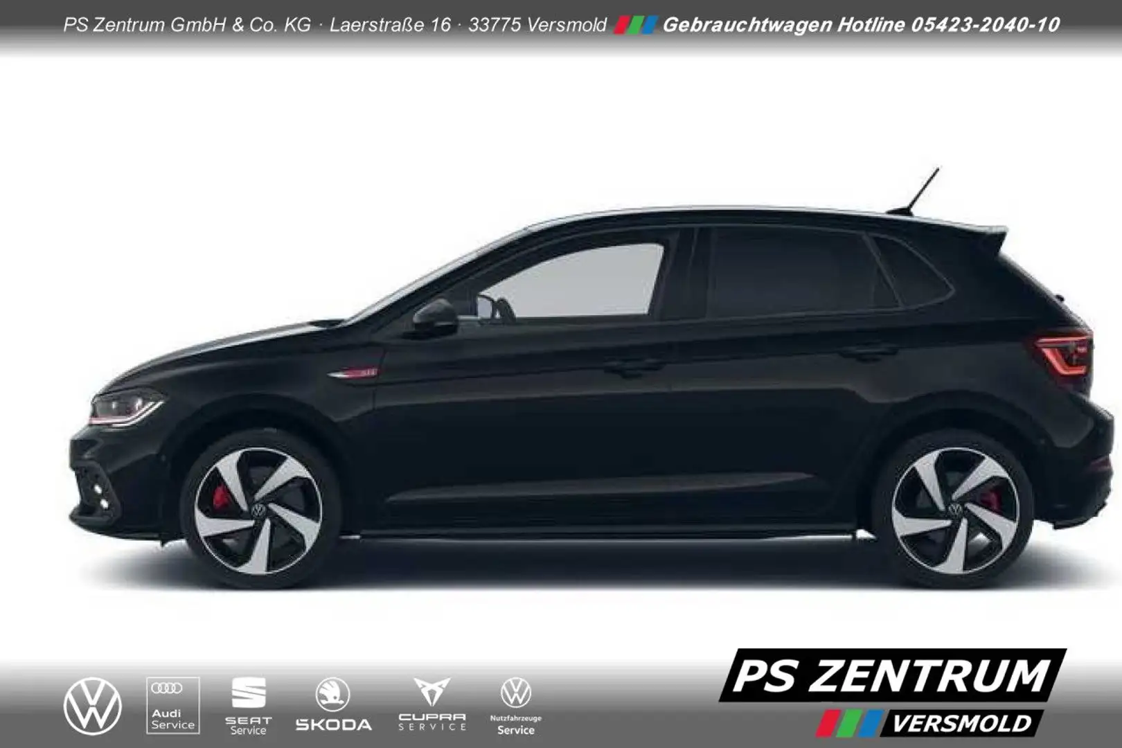 Volkswagen Polo GTI 2.0 TSI Matrix ACC RFK LED Klima Noir - 2