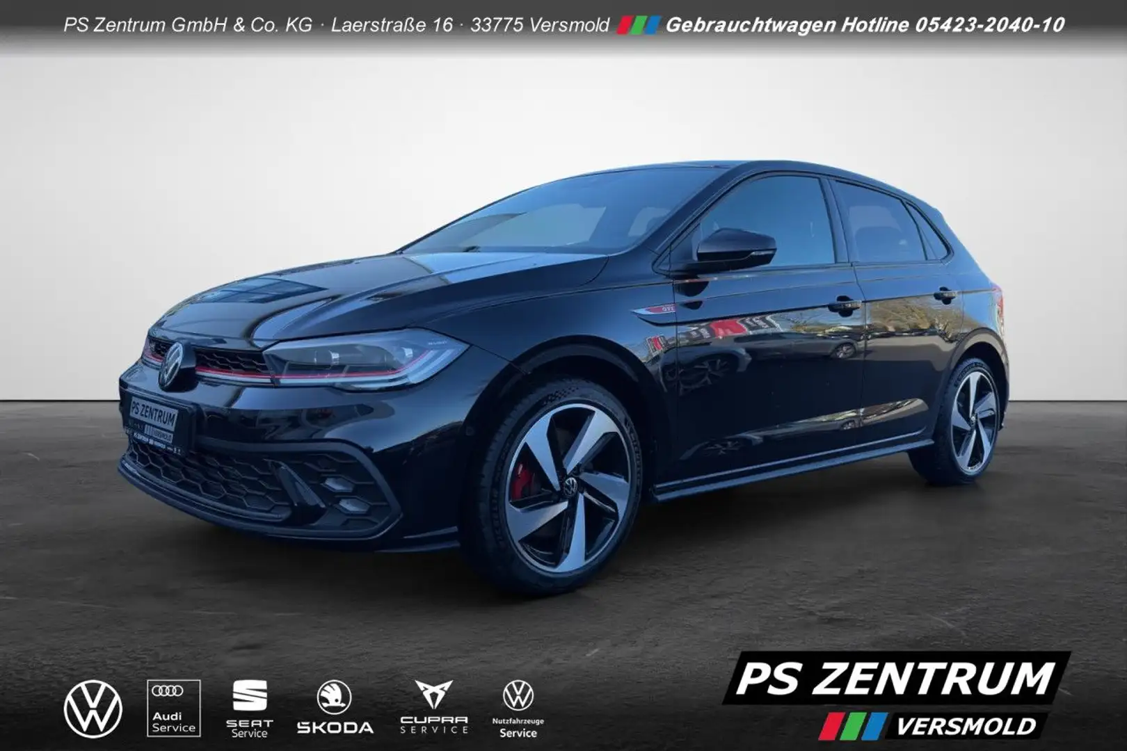 Volkswagen Polo GTI 2.0 TSI Matrix ACC RFK LED Klima Noir - 1