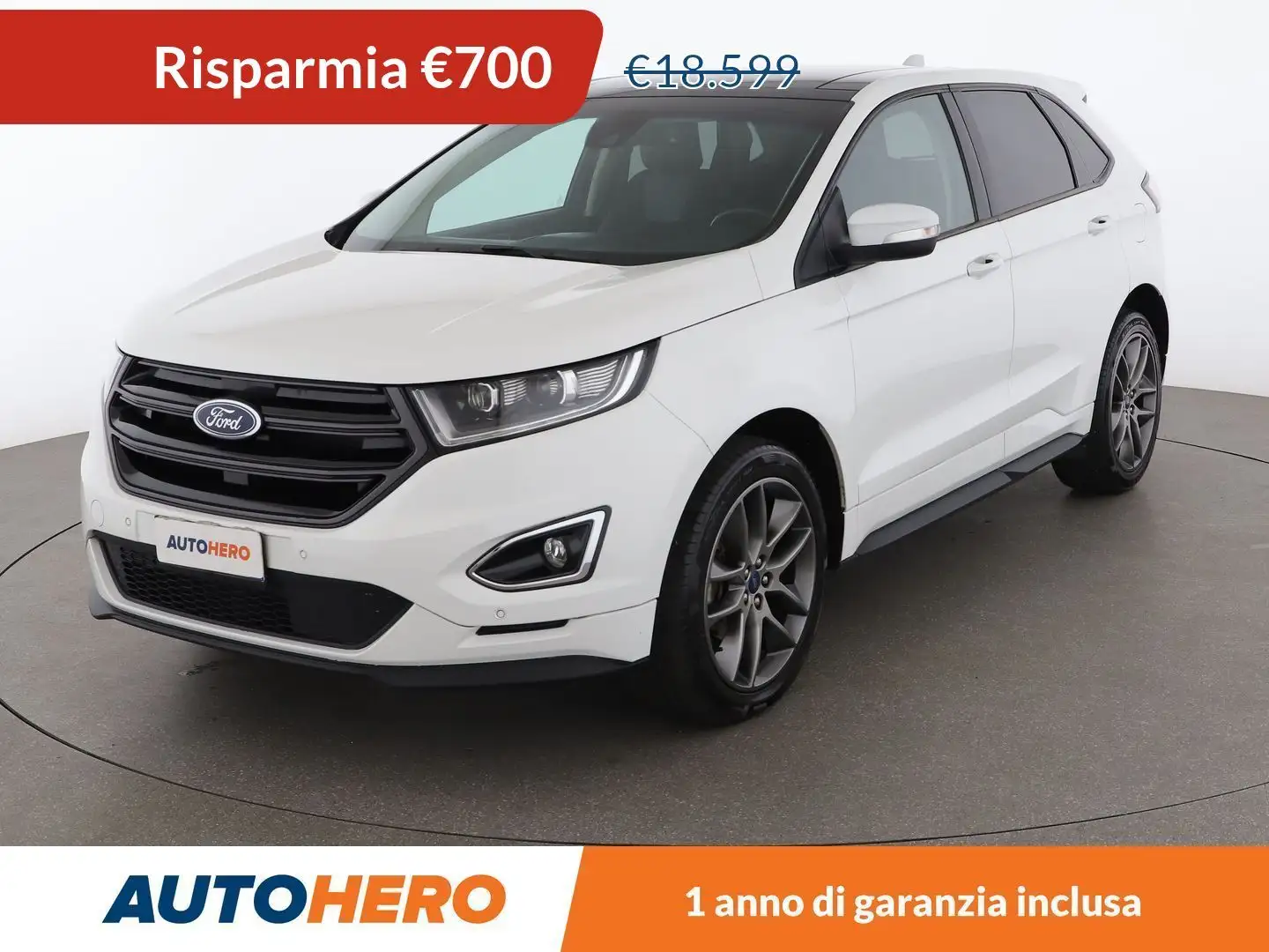 Ford Edge 2.0 TDCi Bi-Turbo Sport 210 CV AWD Blanc - 1