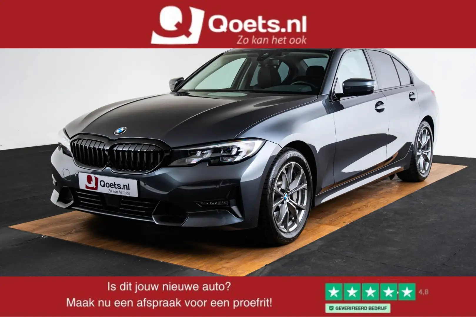 BMW 330 3-serie 330i High Executive Sport Line - Elektrisc Grijs - 1