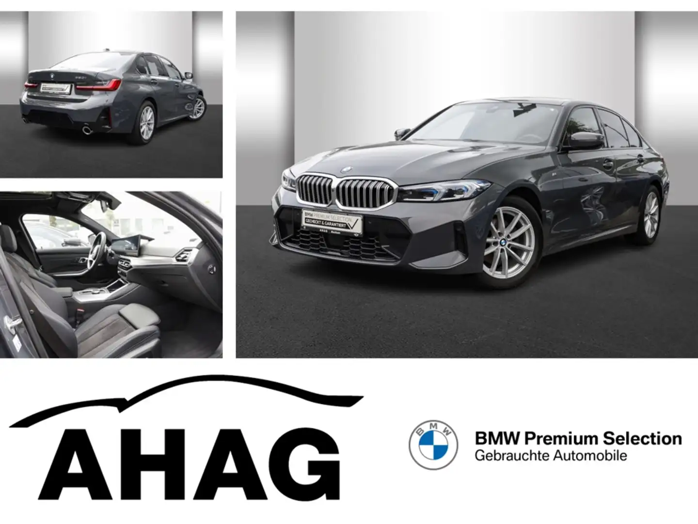 BMW 320 i xDrive Automatik Klimaaut. Glasdach HIFI Grau - 1