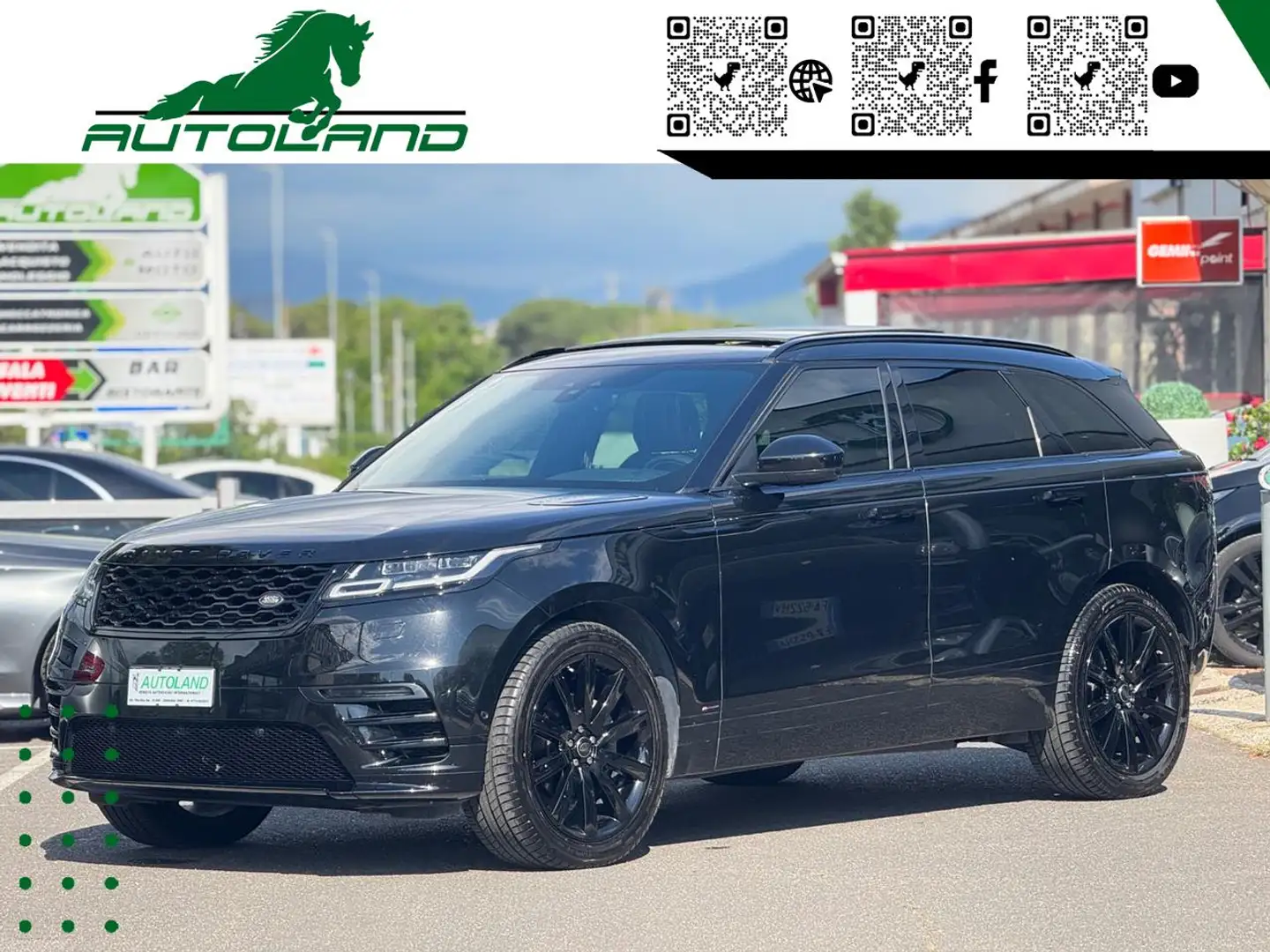 Land Rover Range Rover Velar 2.0D I4 R-Dynamic SE*TettoApribile*PackLuci*Finanz Negro - 1