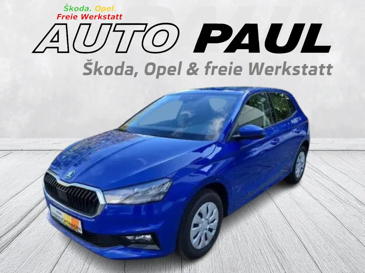 Skoda Fabia Selection *Parkpilot*SHZ*5J/100TKM Garantie Blau - 1