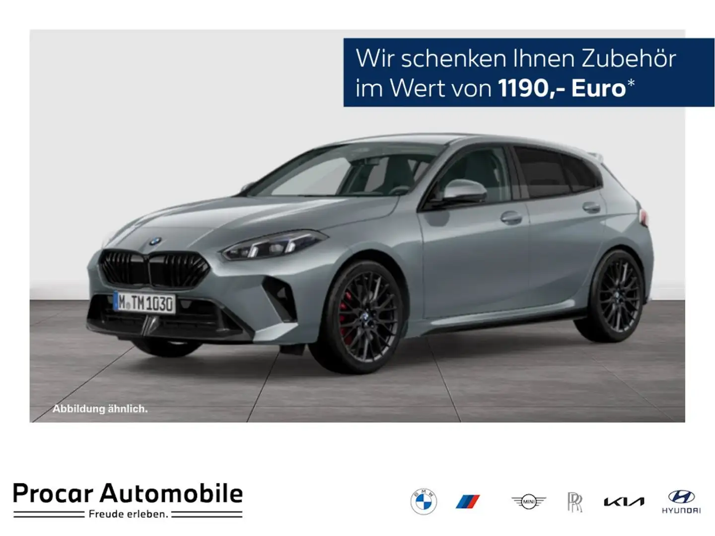 BMW 123 xDrive M Sport HUD ACC RFK NAVI LED H/K Gri - 1