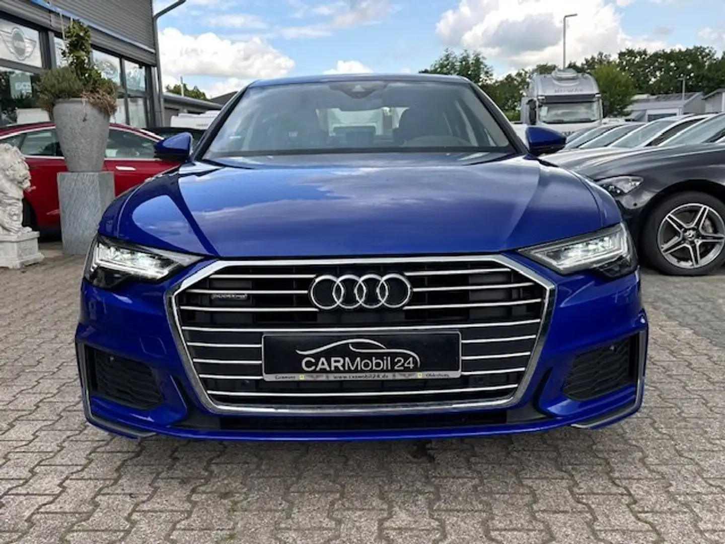 Audi A6 40 TDI quattro S-Line*HUD*Nav*SHZ*R-Cam* Bleu - 2
