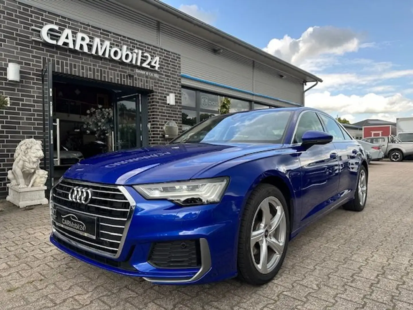 Audi A6 40 TDI quattro S-Line*HUD*Nav*SHZ*R-Cam* Bleu - 1