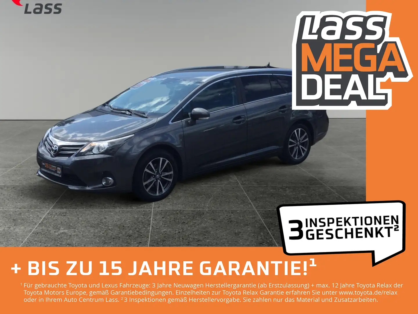 Toyota Avensis Kombi 1.8  Edition LM+Klimaautomatik+Navi Сірий - 1