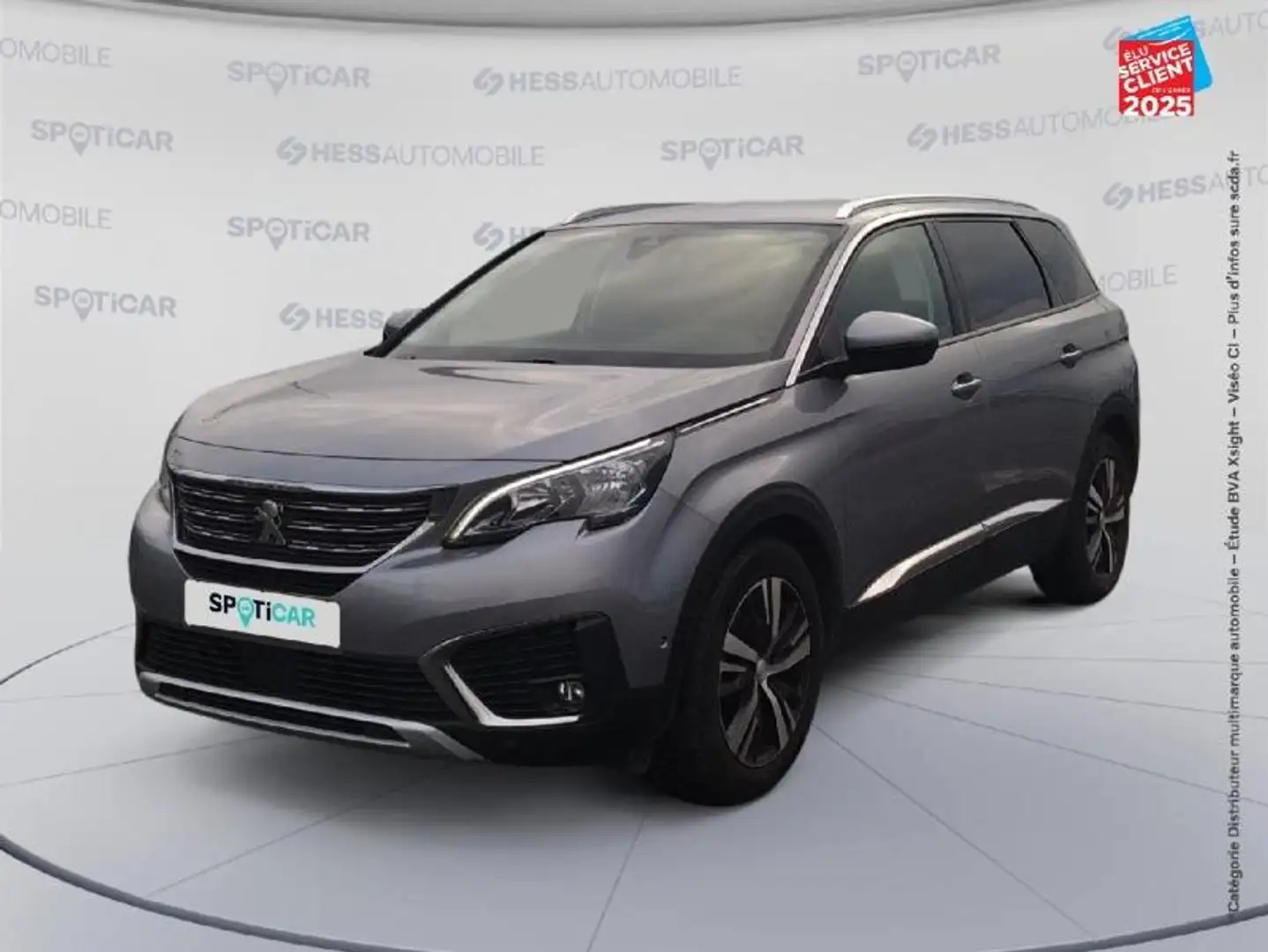 Peugeot 5008 1.6 THP 165ch Allure S\u0026S EAT6 Gris - 1