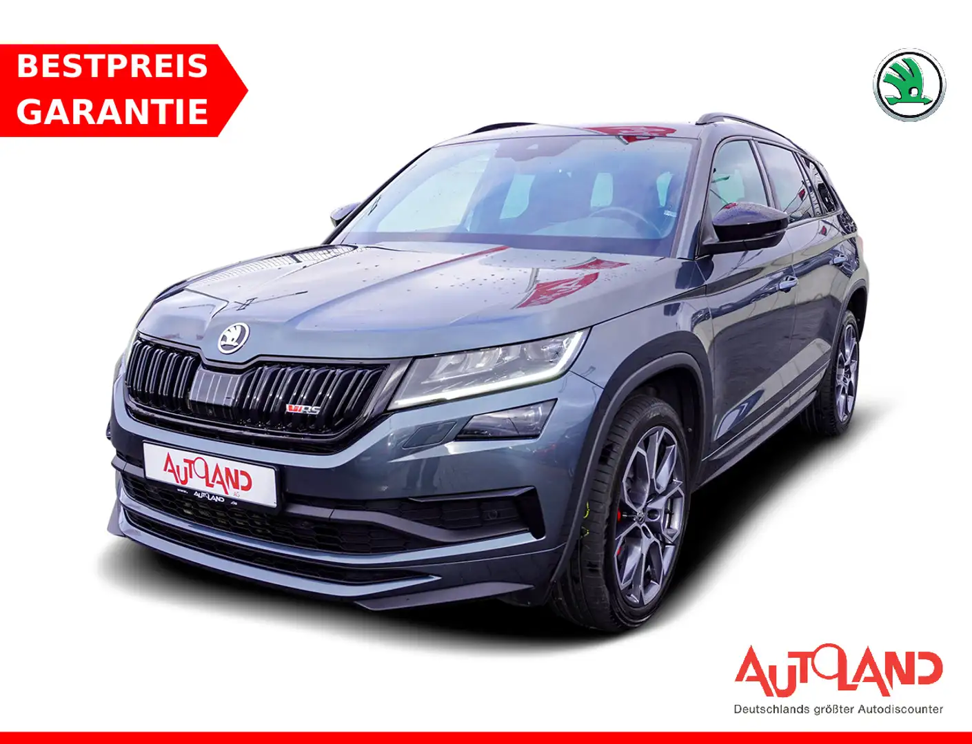 Skoda Kodiaq 2.0 RS 4x4 LED Navi Standheizung Kamera Grau - 1