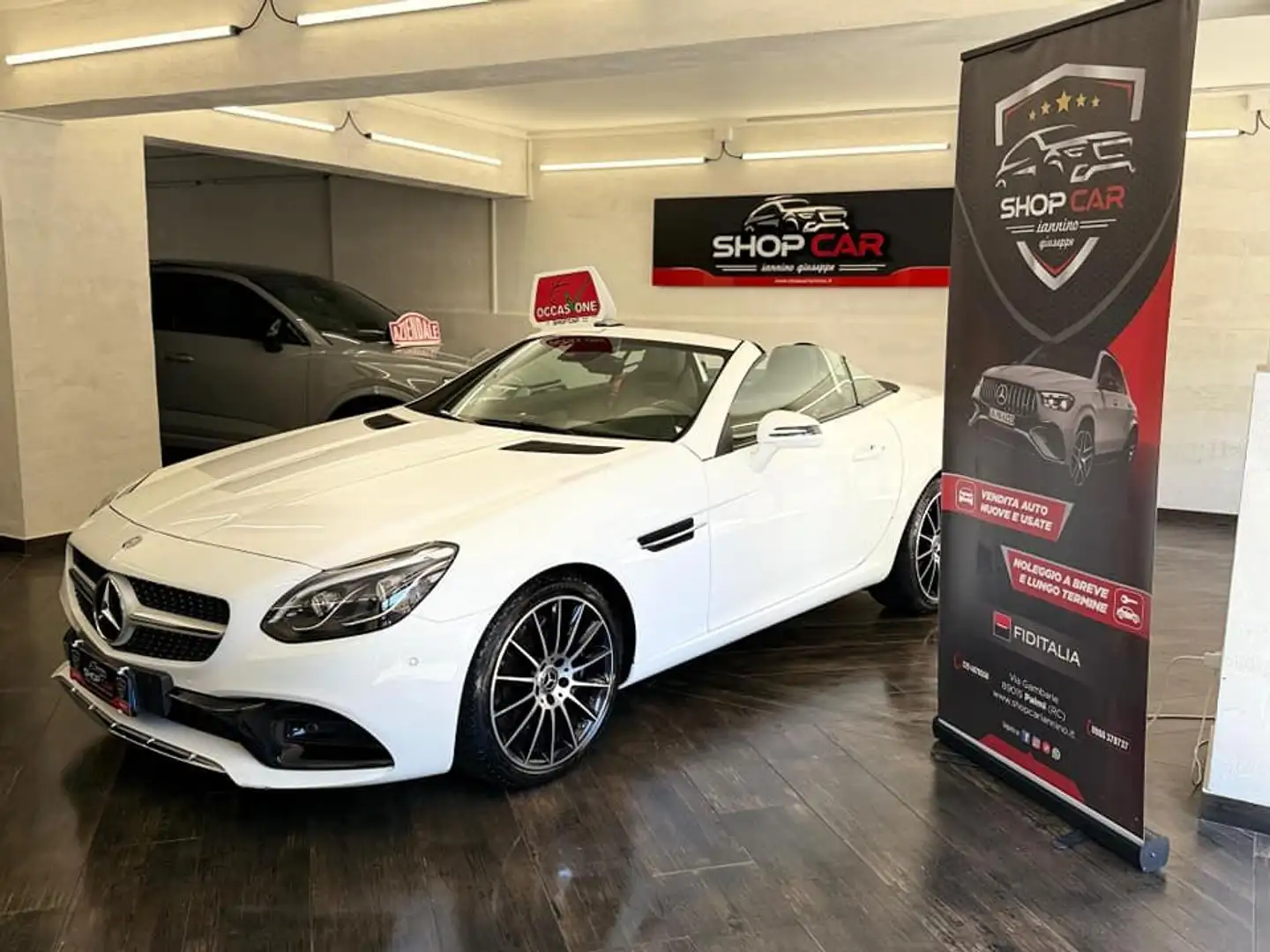 Mercedes-Benz SLC 250 SLC 250 d AMG Line auto Bianco - 2