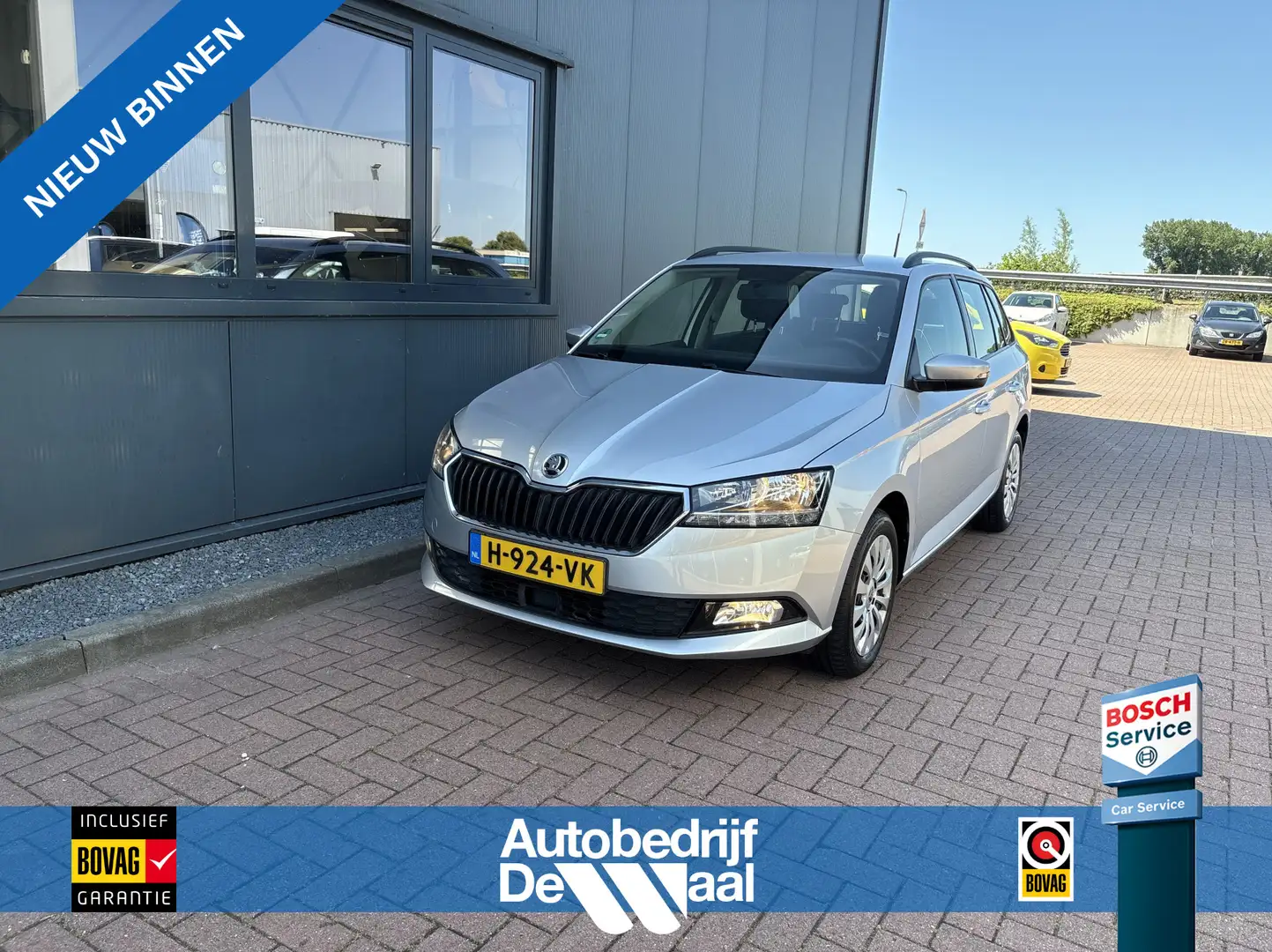 Skoda Fabia Combi 1.0 TSi 95pk Ambition NAVI/CARPLAY/CRUISE/PD Zilver - 1