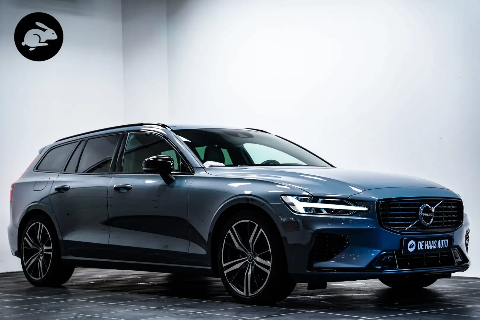 Volvo V60 T8 Recharge AWD R-Design|Harman Kardon|Leder|Camer Grijs - 1