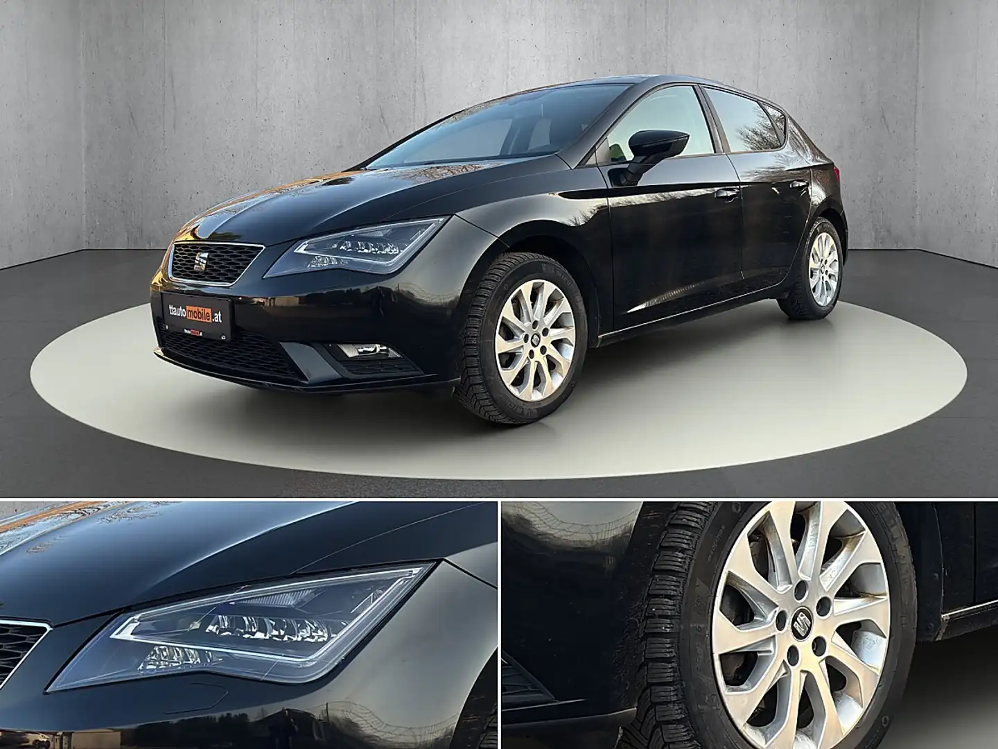 SEAT Leon Style 1,6 TDI CR Start-Stopp Schwarz - 2
