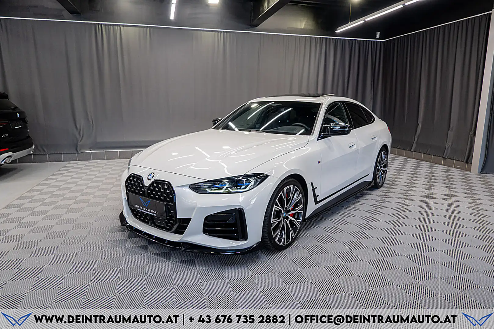 BMW 440 i Gran Coupe Mi xDrive*HJS*GRAIL*LASER*360°* Weiß - 1