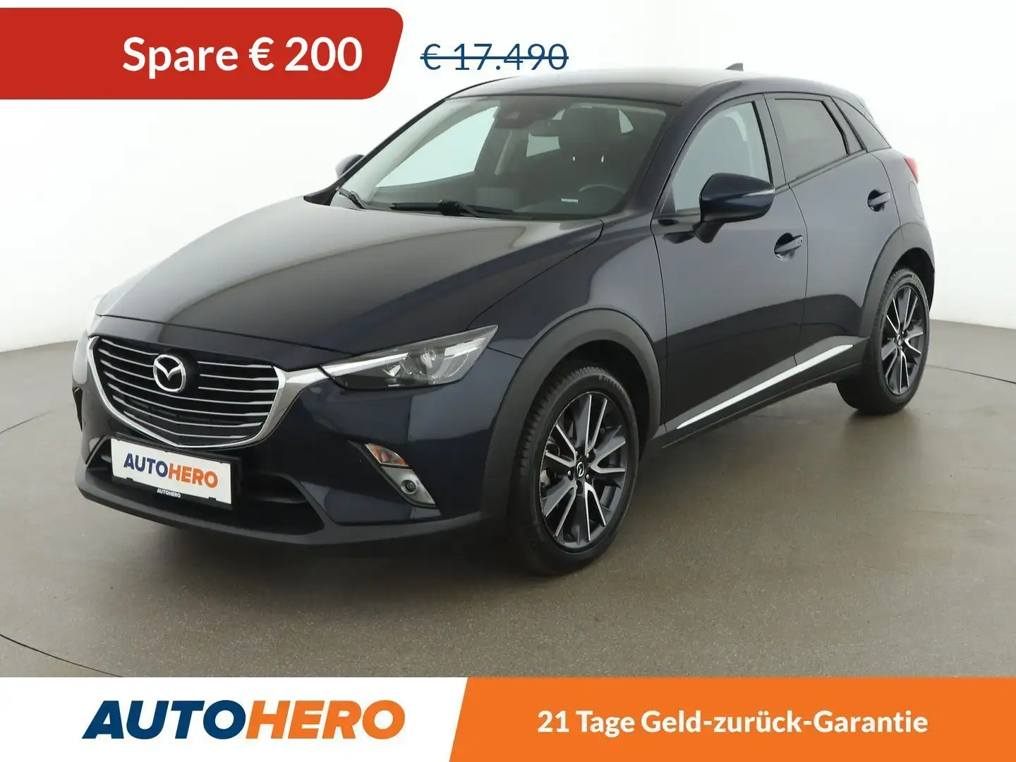 Mazda CX-3 2.0 Revolution *HUD*LED*TEMPO*NAVI*CAM*SPUR*TOT* Blau - 1