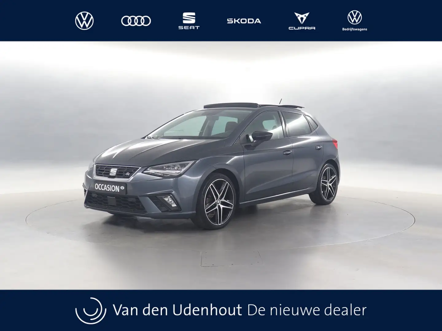 SEAT Ibiza 1.0 TSI 115pk FR Business Intense DSG / Panoramada Grijs - 1