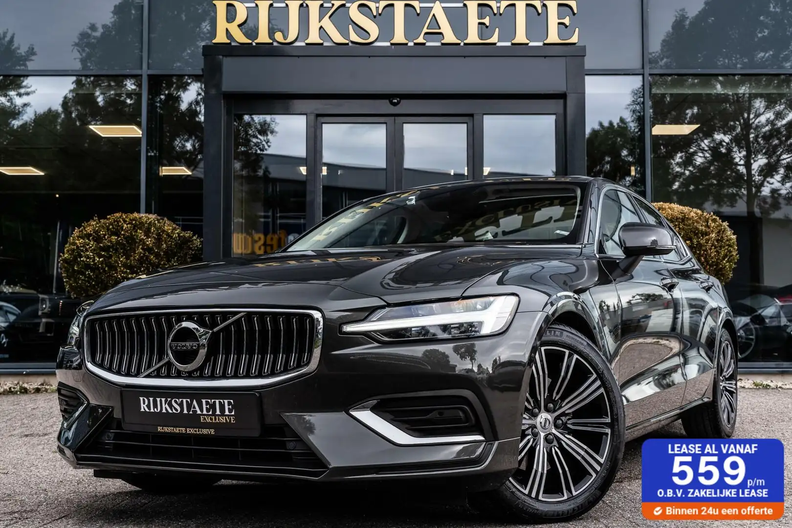 Volvo S60 2.0 B4 Inscription|PANO|MASSAGE|ACC|18''|CARPLAY Grijs - 1