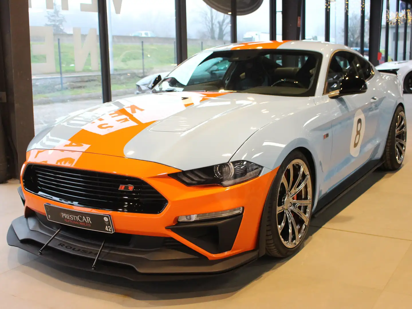 Ford Mustang Mustang Fastback V8 5.0 BVA10 GT Blau - 1