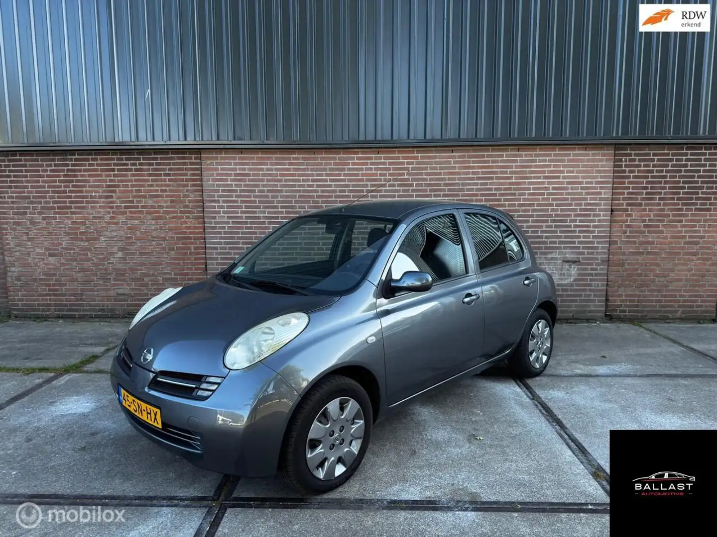 Nissan Micra 1.5dCi Visia Grijs - 1