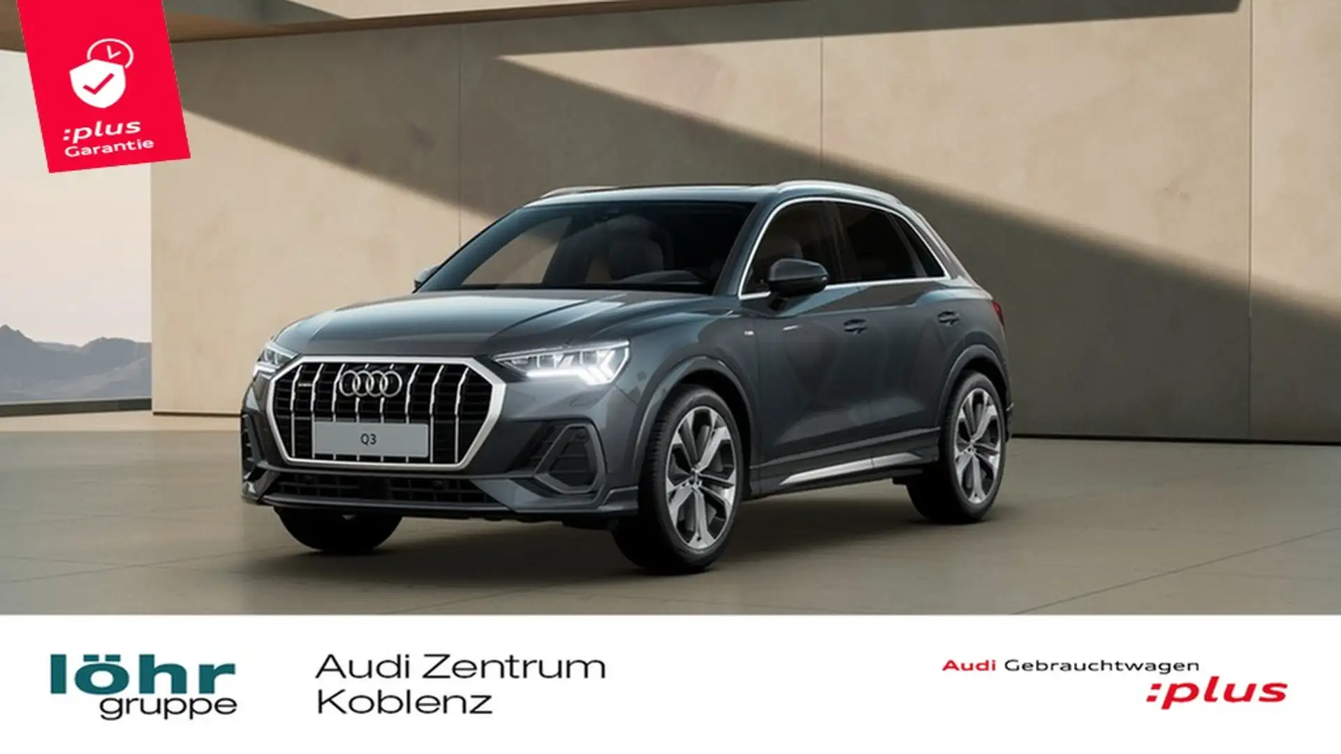 Audi Q3 45 TFSI S line AHK Panorama Matrix Kamera ACC Grau - 1
