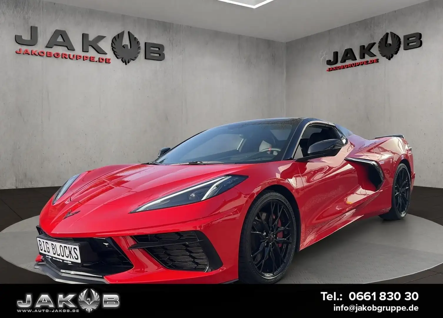 Corvette C8 3LT Z51*EU*HUD*BOSE*MAGNETIC*MEM*NAV*Sting... Rouge - 1