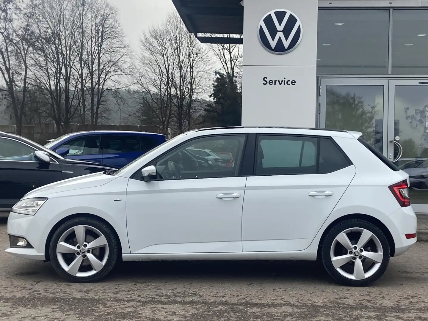 Skoda Fabia 1.0 TSI DSG Clever PANO+SOUNDPAKET+NAVI+LE Weiß - 2