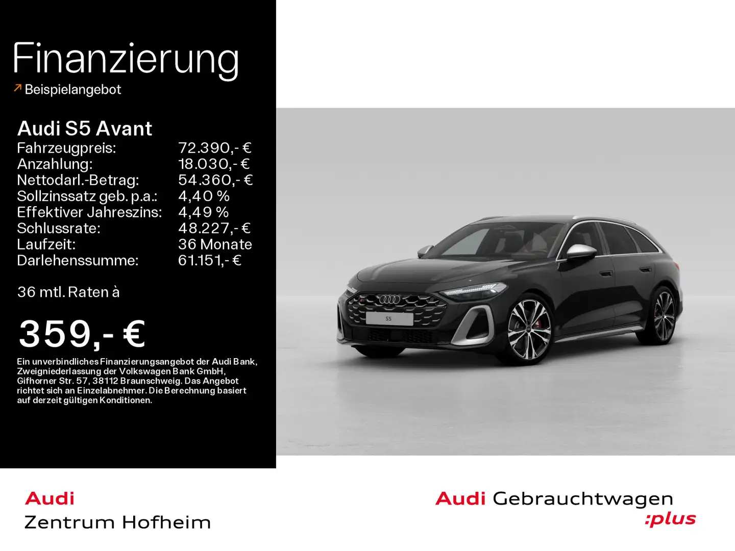 Audi TFSI*EUPE 96.585*B&O*HUD*Matrix*Virtual Schwarz - 1