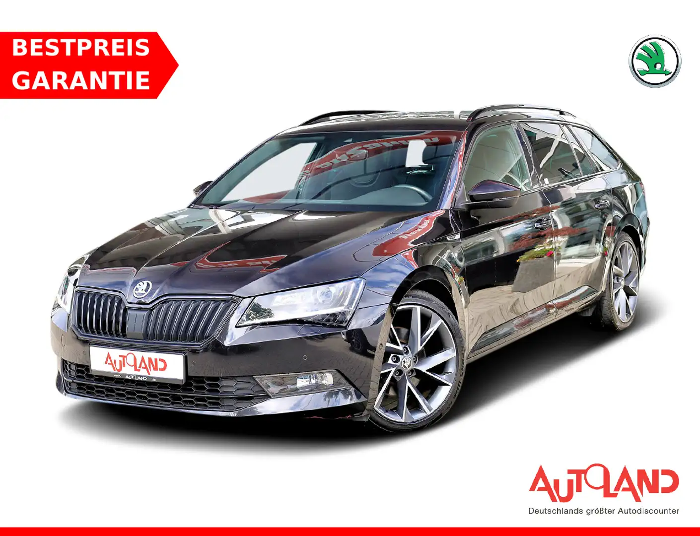 Skoda Superb Combi 2.0 TDI DSG Sportline Standheizung Noir - 1