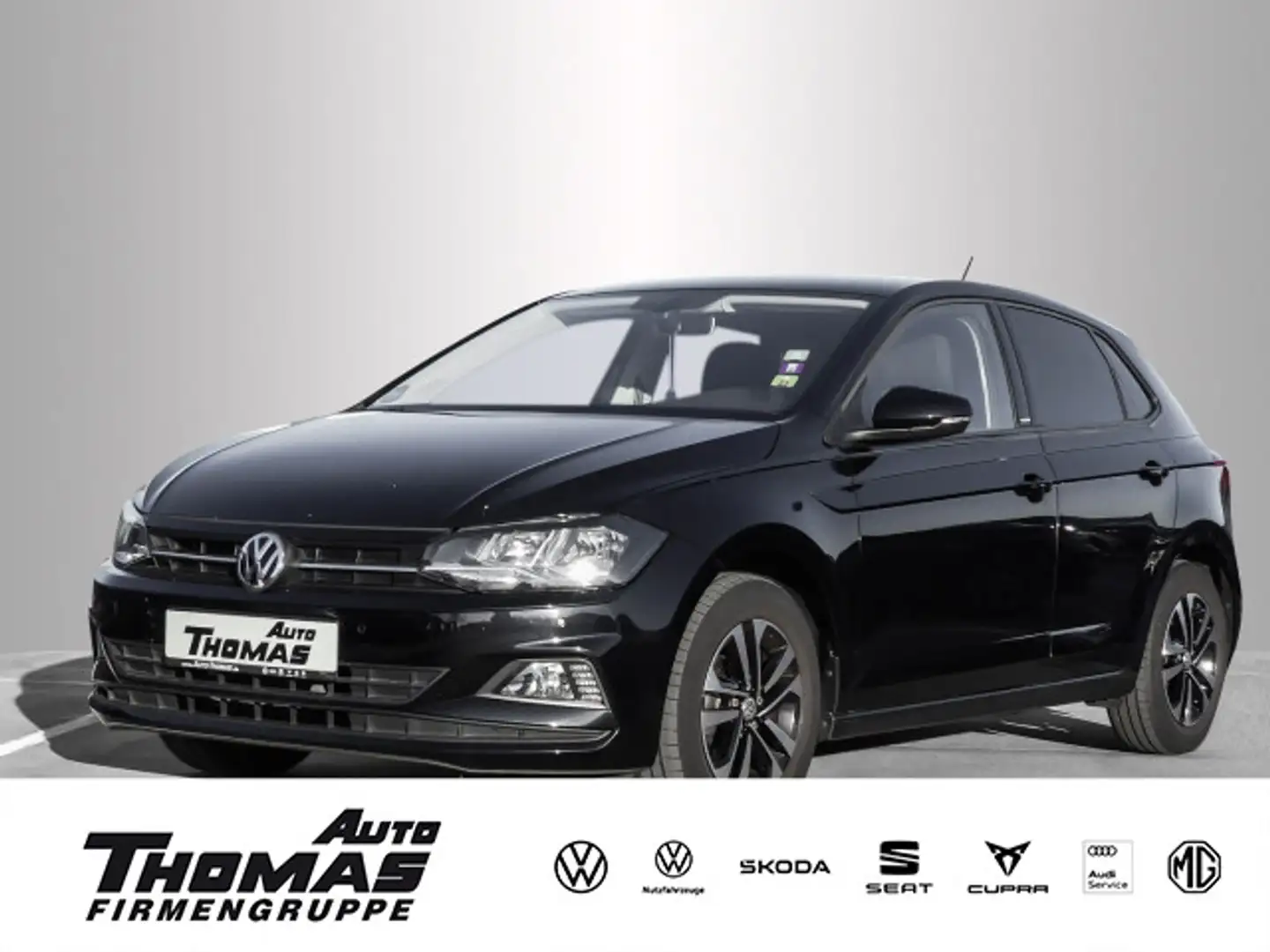 Volkswagen Polo United 1.0 PDC+SHZ+GARANTIE Schwarz - 1