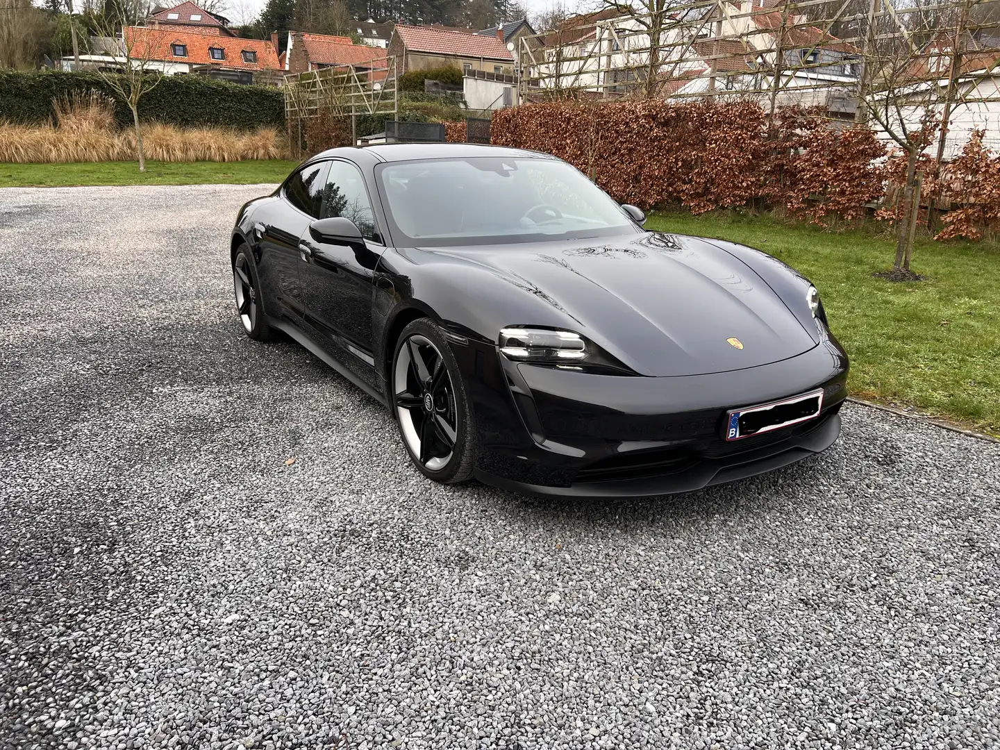 Porsche Taycan 4S 93,4KW Bose PASM Pano, Full garantie 08/2026 Zwart - 1
