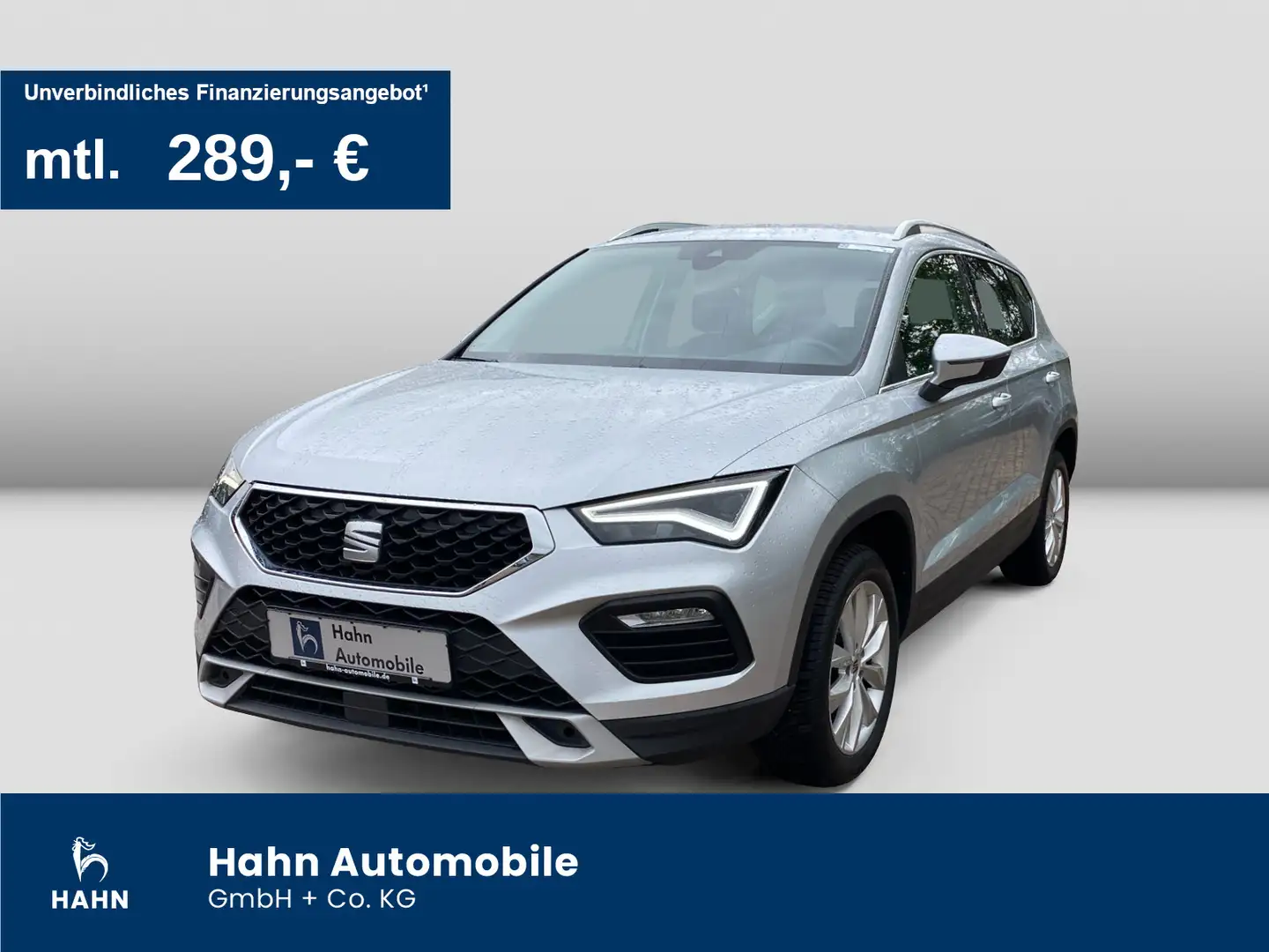 SEAT Ateca Style 1.5TSI DSG AHK Kamera Sitzh. LED ACC Silber - 1