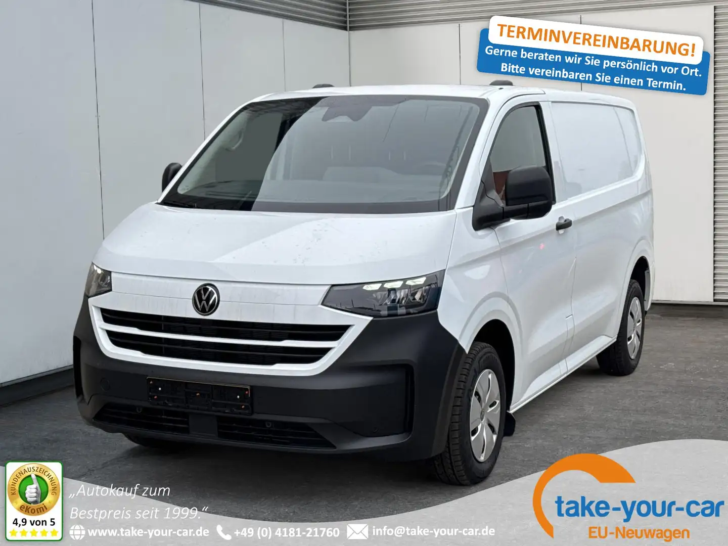 Volkswagen T7 Kastenwagen Kastenwagen KR AHK+KAMERA+SHZ+KLIMA+PDC+LED 2.0... Белый - 1
