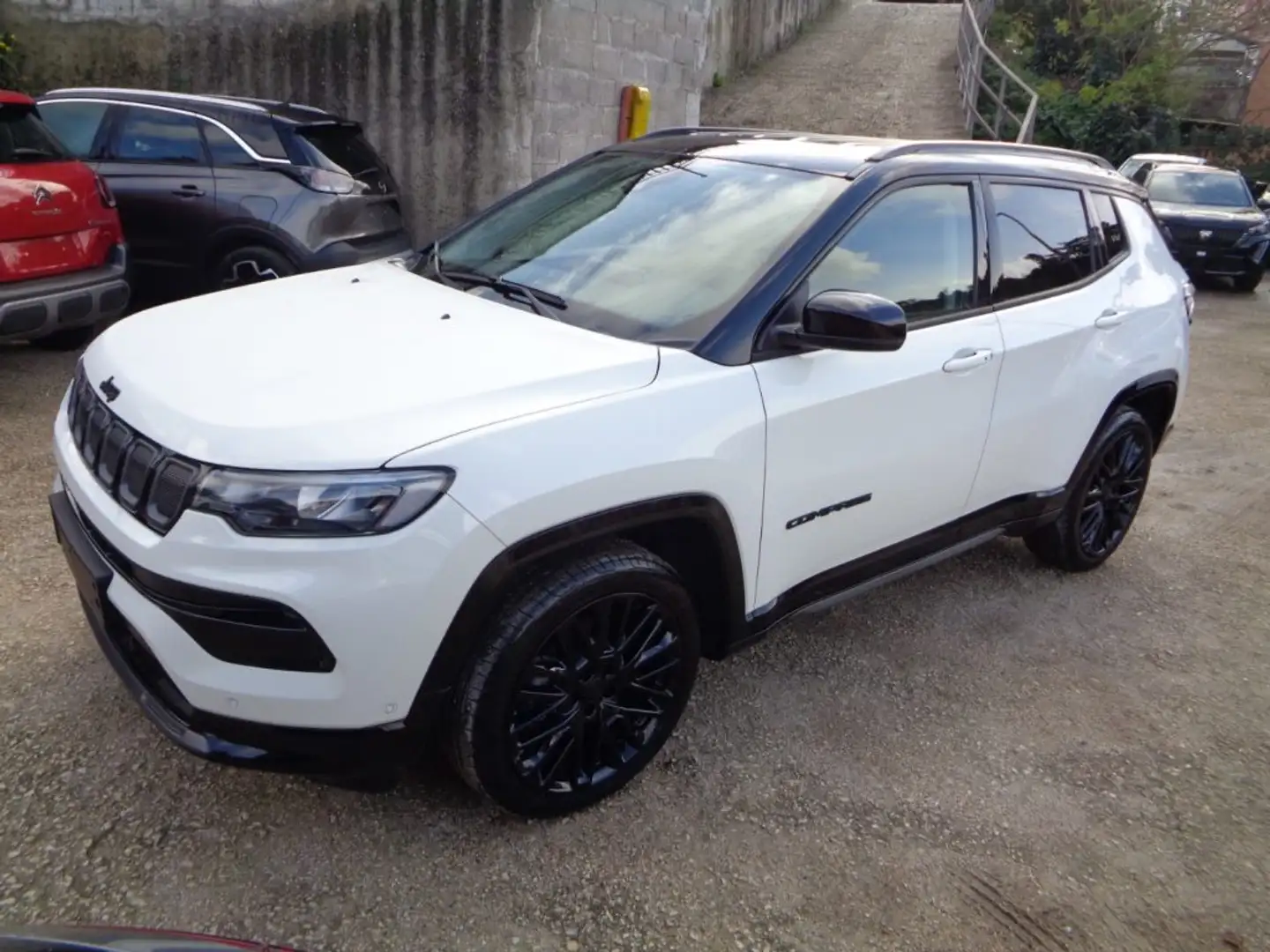 Jeep Compass 1600 MJT S 130CV PELLE"19 ITA PREZZO SENZA VINCOLI Bianco - 2