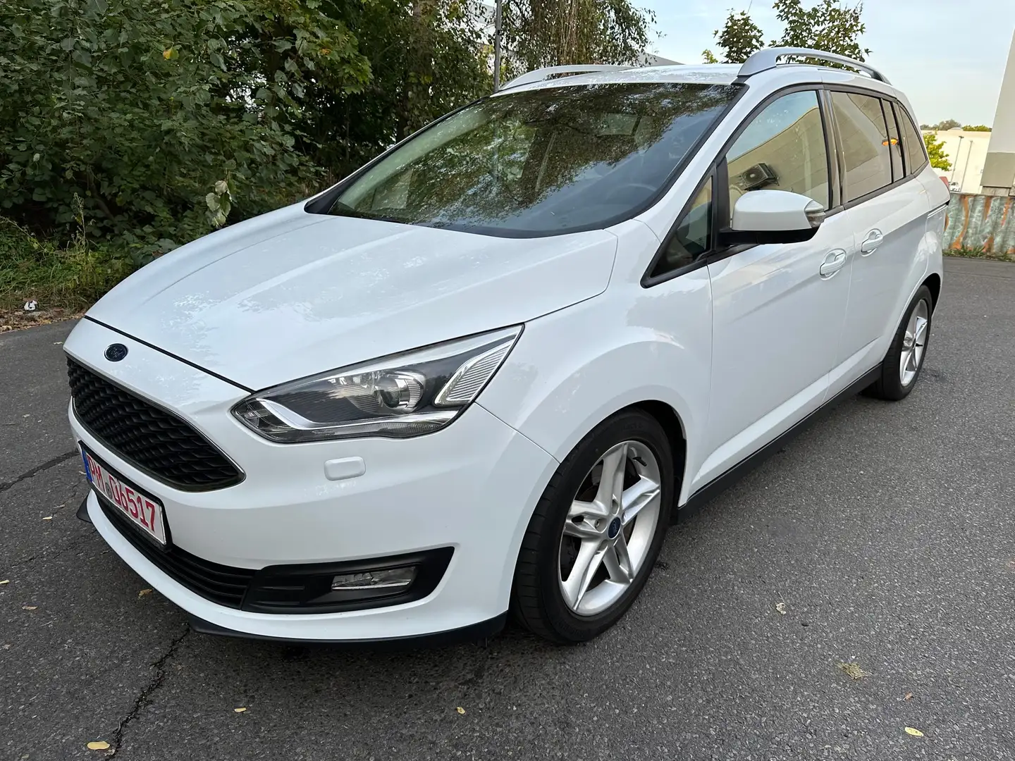 Ford Grand C-Max WEBASTO, Aut, KLIMA, ALU, AHK,W.R.,TUV. Blanc - 2