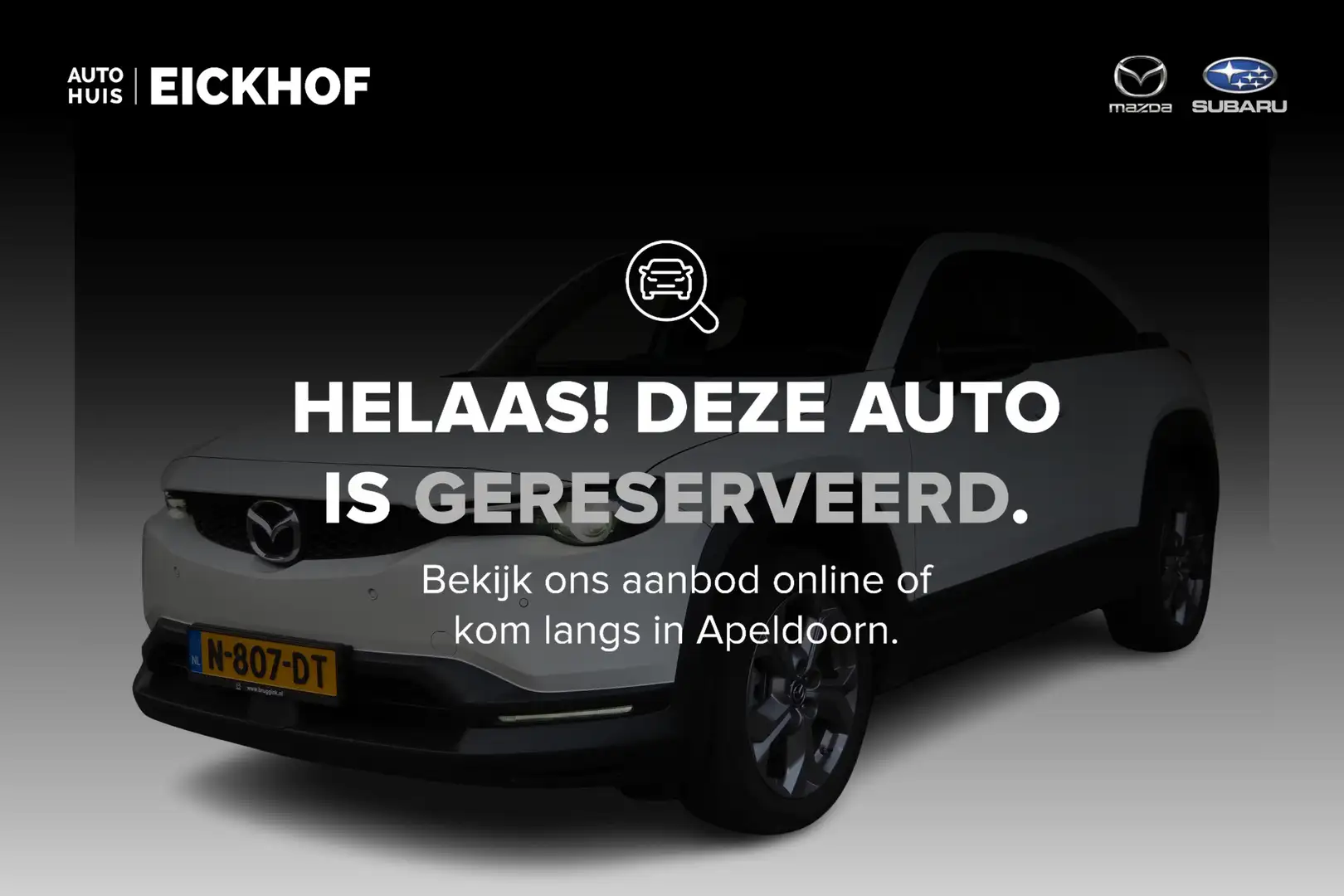 Mazda MX-30 e-SkyActiv 145 36 kWh - Black Edition - Dealer Ond Wit - 1